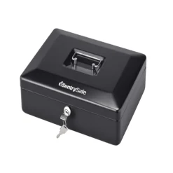 Master Lock Sentry Safe Steel Keyed Cash Box