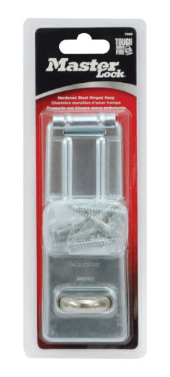 Master Lock Zinc-Plated Hardened Steel 6 in. L Hinge Hasp 1 pk