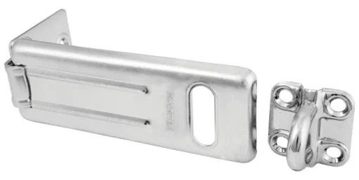 Master Lock Zinc-Plated Hardened Steel 4 in. L Hasp 1 pk