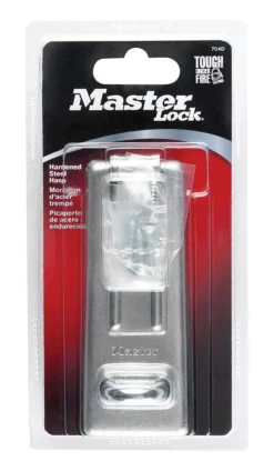 Master Lock Zinc-Plated Hardened Steel 4 in. L Hasp 1 pk