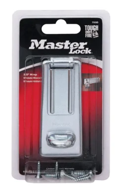 Master Lock Zinc-Plated Hardened Steel 3-1/2 in. L Hasp 1 pk