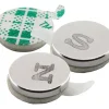 Master Magnetics 0.375 in. 1.68 lb. Pull Silver Neodymium Disc Magnets with Adhesive