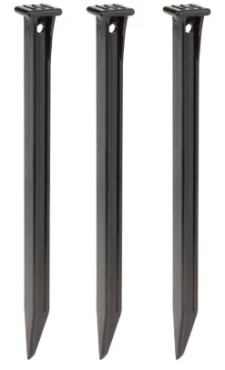 Master Mark 10 in. H Plastic Black Stake Kit