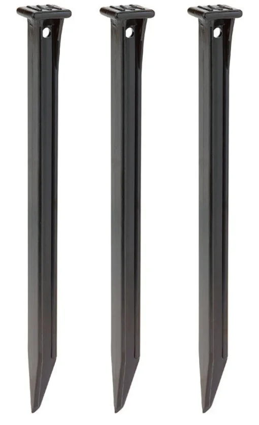 Master Mark 10 in. H Plastic Black Stake Kit