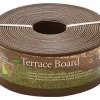 Master Mark Terrace Board 40 ft. L X 4 in. H Plastic Brown Lawn Edging