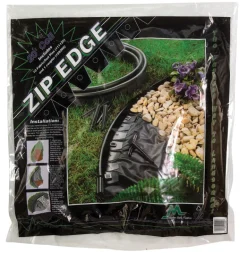 Master Mark Zip Edge 20 ft. L X 4.5 in. H Plastic Black Flexible Lawn Edging