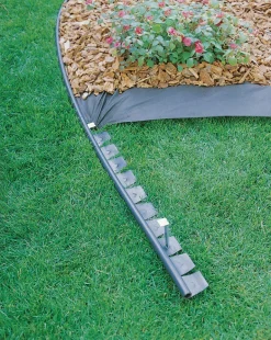 Master Mark Zip Edge 20 ft. L X 4.5 in. H Plastic Black Flexible Lawn Edging