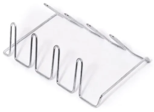 Masterbuilt Silver Chrome Plated Dishwasher Safe Rib Rack 7.5 L x 11.4 W in.