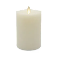 Matchless Darice Ivory Vanilla Honey Scent Pillar Flameless Flickering Candle 4.5 in. H x 3 in. Dia. (Pack of 2)