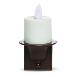 Matchless Darice White Unscented Scent Nightlight Flameless Flickering Candle 3 in. H (Pack of 4)