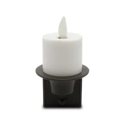 Matchless Darice White Unscented Scent Nightlight Flameless Flickering Candle 3 in. H (Pack of 4)