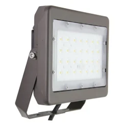 MaxLite Photocell Hardwired LED Bronze Slim Flood Light