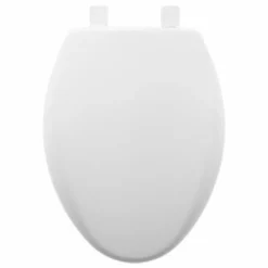 Mayfair by Bemis Affinity Slow Close Elongated White Plastic Toilet Seat