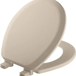 Mayfair by Bemis Cameron Round Bone Enameled Wood Toilet Seat