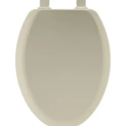 Mayfair by Bemis Cameron Elongated Bone Enameled Wood Toilet Seat