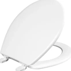 Mayfair by Bemis Round White Plastic Toilet Seat