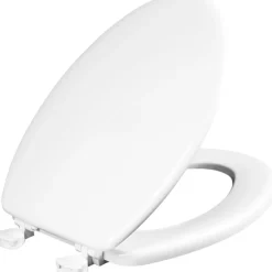 Mayfair by Bemis Westport Elongated White Enameled Wood Toilet Seat
