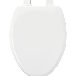 Mayfair Slow Close Round White Molded Wood Toilet Seat