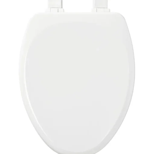 Mayfair Slow Close Round White Molded Wood Toilet Seat