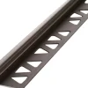 M-D 3/8 in. H X 96 in. L Prefinished Silver Aluminum Bullnose