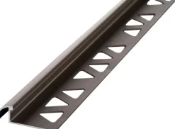 M-D 3/8 in. H X 96 in. L Prefinished Silver Aluminum Bullnose