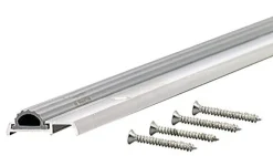 M-D 0.4375 in. H X 1.375 in. W X 36 in. L Mill Aluminum Low Threshold Silver
