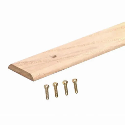 M-D Brown Hardwood Unfinished Screw Attachment Method Seam Binder 36 L x 1-3/4 W in. with Hardware