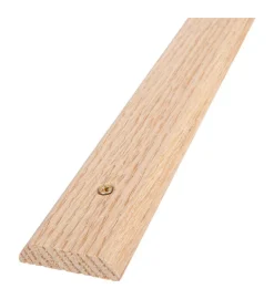 M-D Brown Hardwood Unfinished Screw Attachment Method Seam Binder 36 L x 1-3/4 W in. with Hardware