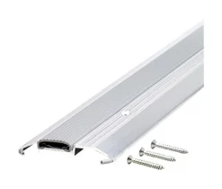 M-D Building Products 3-3/4 in. W x 32 in. L Mill Metallic Aluminum Deluxe Low Threshold