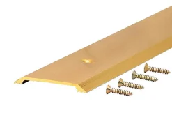 M-D BUILDING PRODUCTS 0.25 in. H X 2.5 in. W X 36 in. L Aluminum Flat Top Threshold Gold