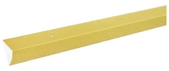 M-D Building Products 1-1/8 in. H x 36 in. L Prefinished Satin Brass Aluminum Stair Edge (Pack of 6)