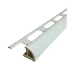 M-D Building Products 0.365 in. H X 1.375 in. W X 96 in. L Prefinished Clear Aluminum Bullnose
