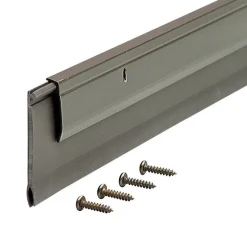 M-D BUILDING PRODUCTS Bronze Aluminum/Vinyl Sweep For Doors 36 in. L X 2.13 in.