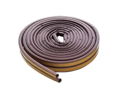 M-D BUILDING PRODUCTS Brown EPDM Rubber Foam Weatherstrip For Doors and Windows 17 ft. L X 0.25 in.