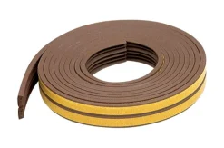 M-D BUILDING PRODUCTS Brown EPDM Rubber Foam Weather Stripping Tape For Doors and Windows 204 in. L