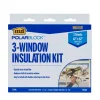 M-D BUILDING PRODUCTS Clear 3-Window Indoor Insulation Kit 42 in. W X 62 in. L