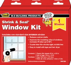 M-D BUILDING PRODUCTS Clear Indoor Insulation Kit 62 in. W X 42 in. L