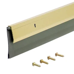 M-D BUILDING PRODUCTS Gold Aluminum/Vinyl Sweep For Doors 36 in. L X 2.13 in.