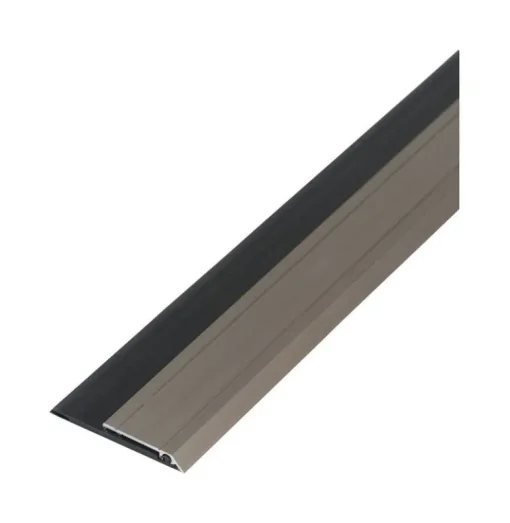 M-D BUILDING PRODUCTS Satin Nickel Aluminum/Vinyl Sweep For Doors 36 in. L X 2.13 in.