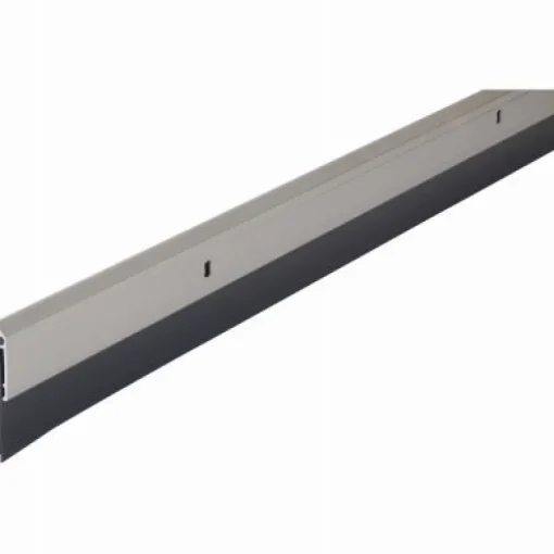 M-D BUILDING PRODUCTS Satin Nickel Aluminum/Vinyl Sweep For Doors 36 in. L X 2.13 in.