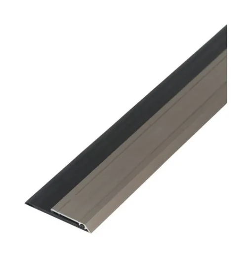 M-D BUILDING PRODUCTS Satin Nickel Aluminum/Vinyl Sweep For Doors 36 in. L X 2.13 in.