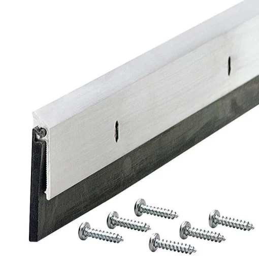 M-D BUILDING PRODUCTS Silver Aluminum Sweep For Doors 36 in. L X 1.88 in.