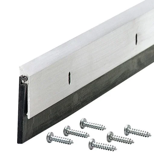 M-D BUILDING PRODUCTS Silver Aluminum Sweep For Doors 36 in. L X 1.88 in.