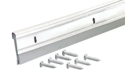 M-D BUILDING PRODUCTS Silver Aluminum/Vinyl Sweep For Doors 36 in. L X 1.38 in.