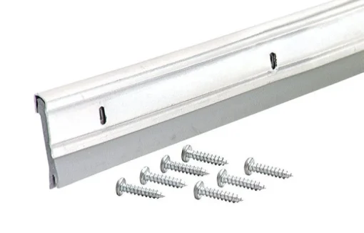 M-D BUILDING PRODUCTS Silver Aluminum/Vinyl Sweep For Doors 36 in. L X 1.38 in.