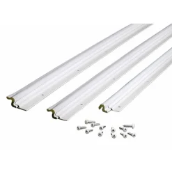 M-D BUILDING PRODUCTS White Aluminum/Vinyl Top & Sides Door Seal For Door Jambs 84 in. L X 0.63 in.
