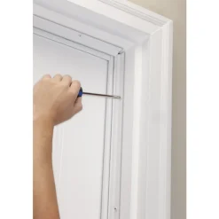 M-D BUILDING PRODUCTS White Aluminum/Vinyl Top & Sides Door Seal For Door Jambs 84 in. L X 0.63 in.
