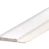 M-D BUILDING PRODUCTS White Vinyl Weatherstrip For Garage Doors 108 in. L X 0.25 in.