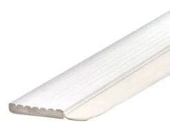 M-D BUILDING PRODUCTS White Vinyl Weatherstrip For Garage Doors 108 in. L X 0.25 in.