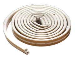 M-D BUILDING PRODUCTS White EPDM Rubber Foam Weatherstrip For Doors and Windows 17 ft. L X 0.25 in.